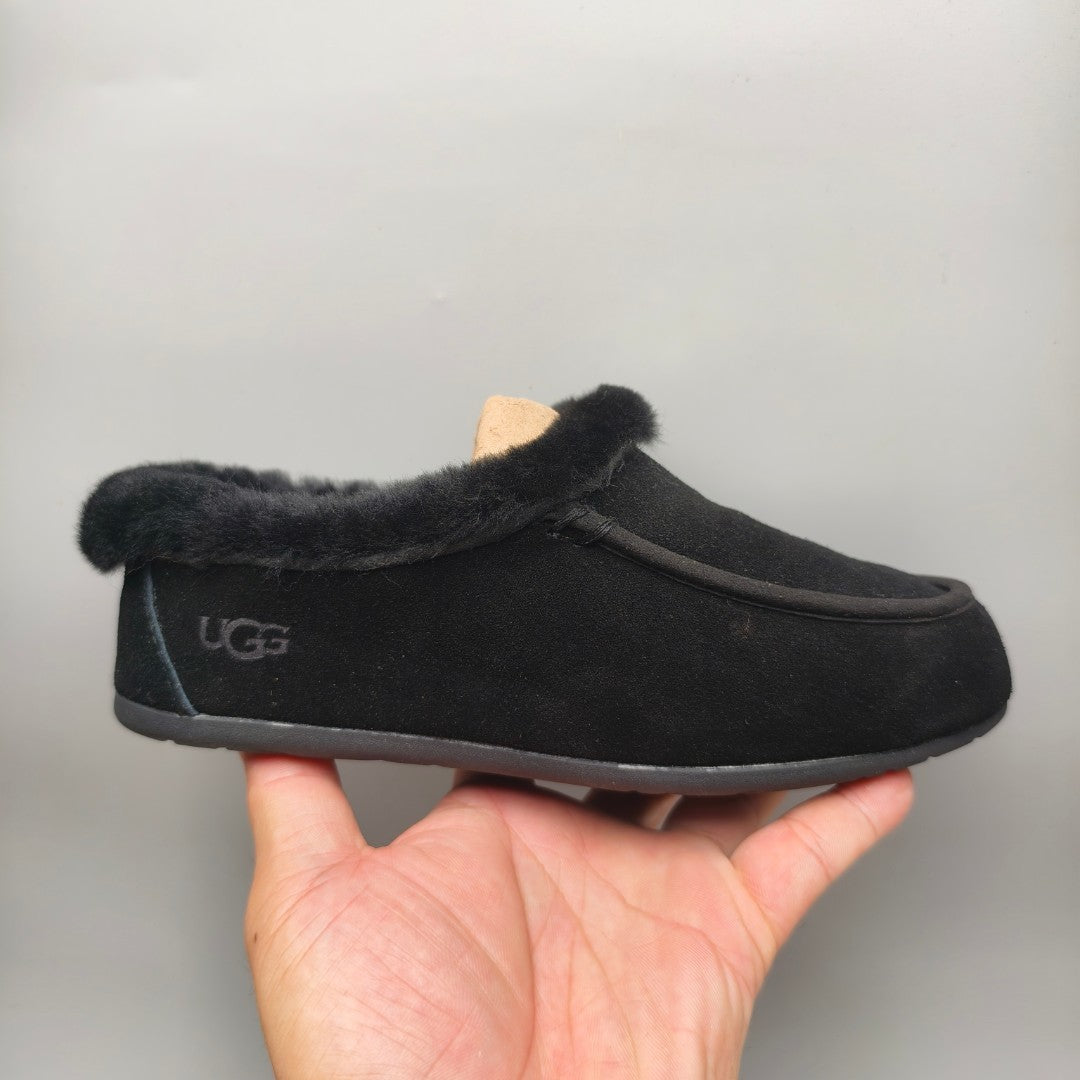 Black Slip-On House Shoes – Style 1391